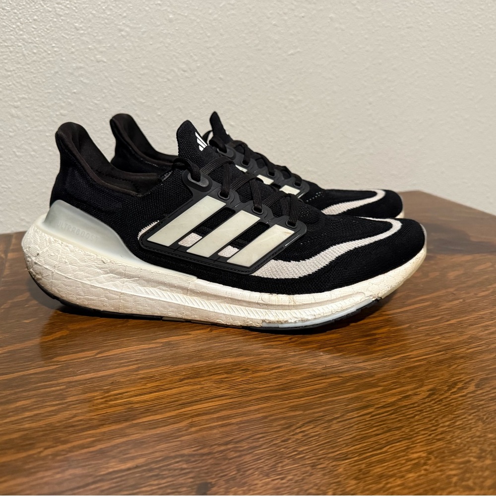 Adidas Black and White Running Shoes Ultraboost